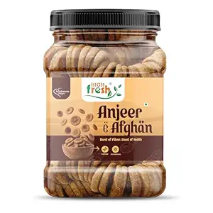 HighFresh Premium Anjeer-E-Afghan 500 GM Pack | Soft, Juicy and Naturally Dried Figs Dry Fruit | No Added Sugar | Rich Source Of Fiber | Low in Fat | Healthy Snack