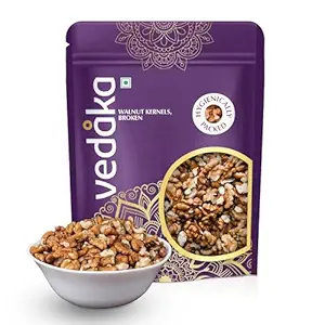 Amazon Brand - Vedaka Dried Walnut Kernels | Premium Dried Walnut | 500 Grams | Broken Akhrot | Delectable And Crunchy