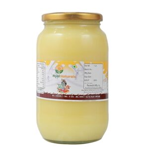 100% Pure Gir Cow Ghee | Bilona Traditional Method Cow Ghee | Ghee for Cooking & Health Benefits | Fresh Gir Cow Milk | Natural & Healthy | No Preservatives or Additives (1litre)
